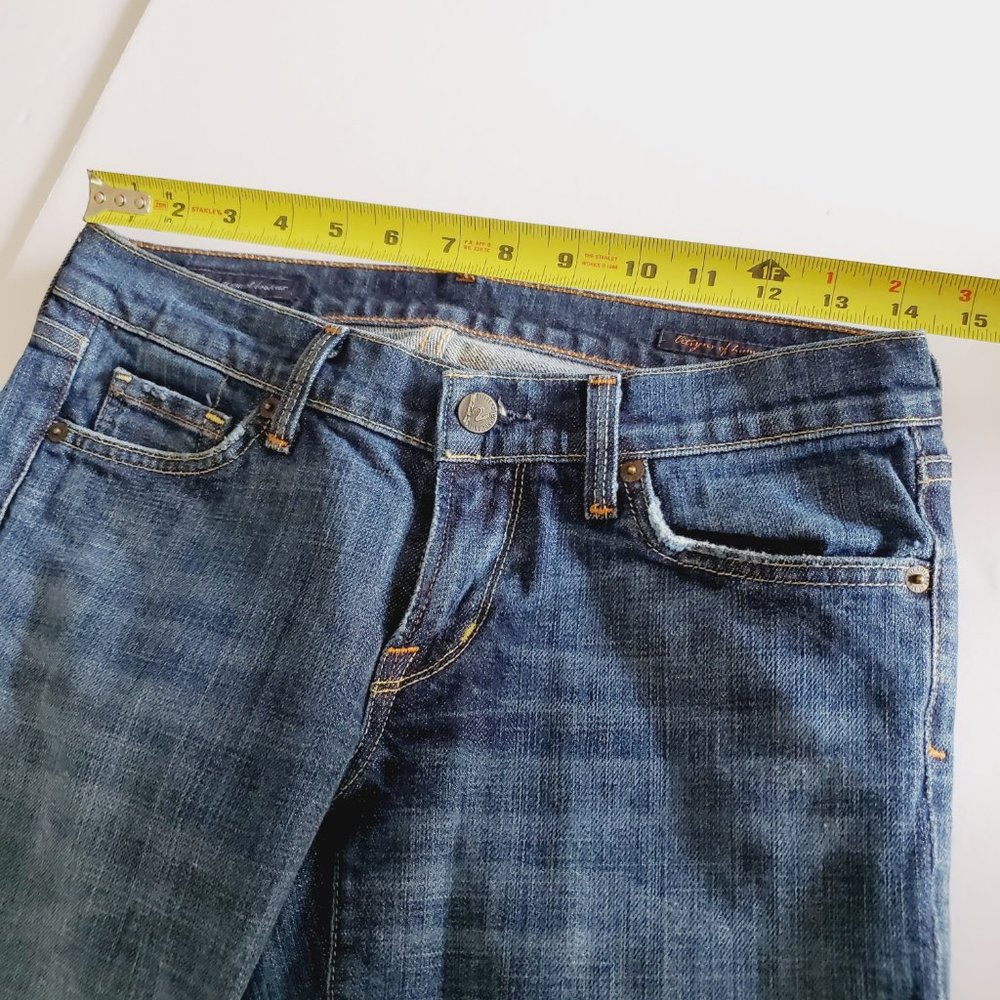 Citizens Of Humanity Blue Elle Low Waist Boot Cut Jeans - Picture 11 of 13